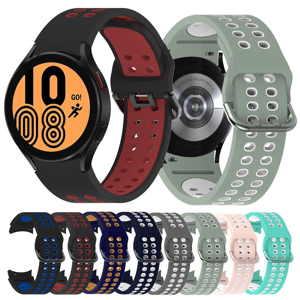 Samsung Galaxy Watch için Spor Silikon Kayış 4 40mm 44mm Yedek Saat Bandı Samsung Galaxy Watch