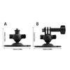 Flexible Adhesive Helmet Mount Base With 360 Swivels Ball Head For Secure Mounting On Various Surfaces