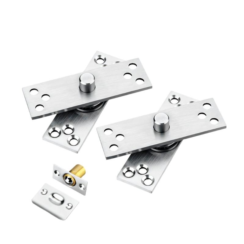 

Pack Of 2 Strong rustproof Steel Door Hinges Featuring Smooth Operation For Both Office And Residential Applications серебряный