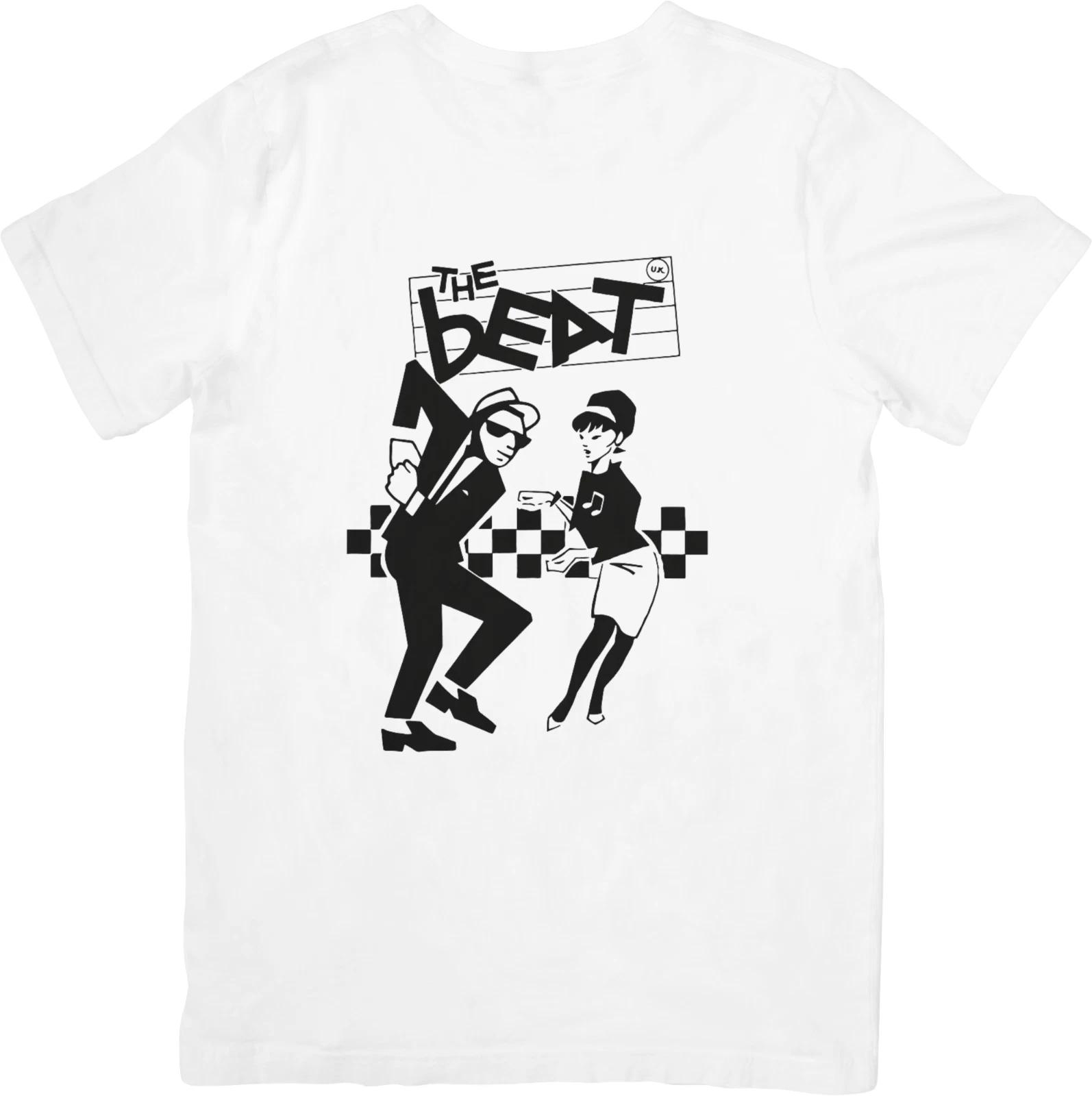 

The Beat Ska Reggae Music Fit for Men & Women Quality Cotton T-Shirt White. L