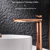 Milky White All-Copper Hot & Cold Bathroom Faucet for Washbasin Cabinet