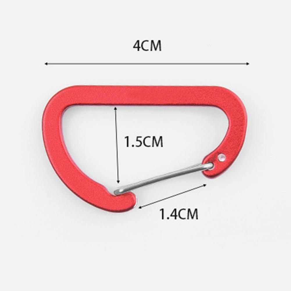 Auto-locking Mechanism Camping Carabiner Keychain Clip Quick Release Hook