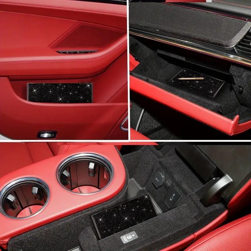 Car Registration and Insurance Card Holder Vehicle License Document Glove Box Compartment Organizer Luxury Travel Accessories