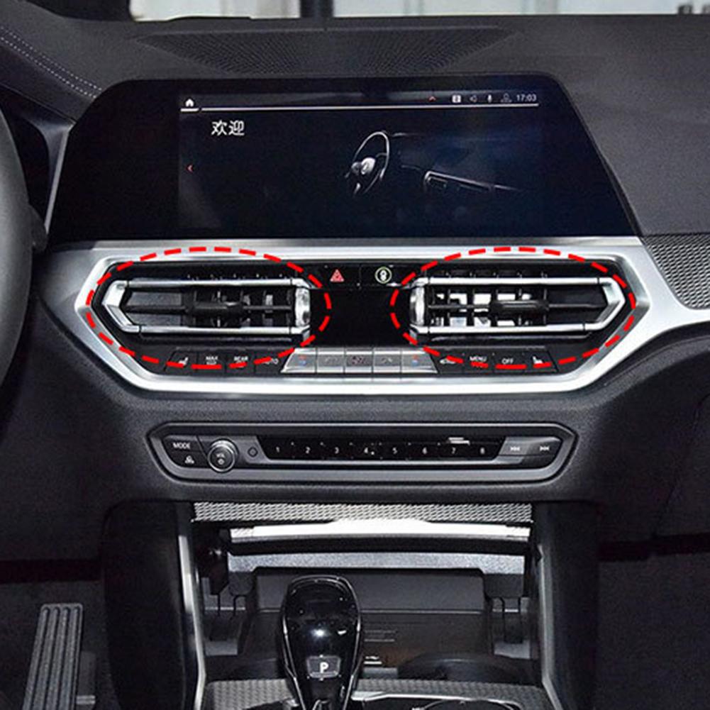 Car Dashboard Middle Air Conditioner AC Vent Outlet Grill Repair Kit Replace 64119855415 For BMW 2 3 4 Series Z4 G20 G28 19-2022