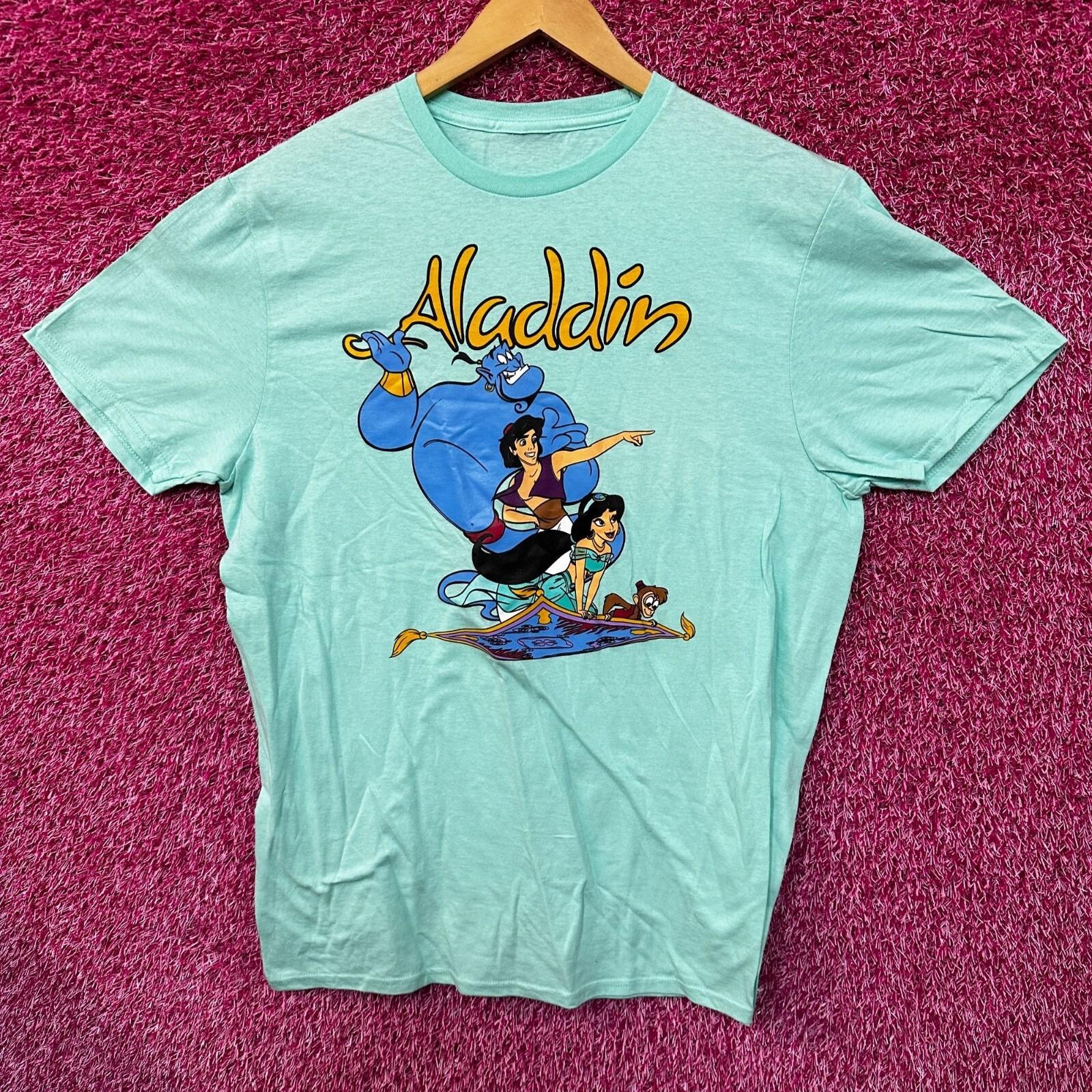 Aladdin Genie Princess Jasmine Apu Magic Carpet Disney Tee L S