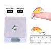 5 Pezzi Crankbait Esche Dure Wobbler Artificiale Esca per Bass Esca in Plastica Morbida Piccole Esche Artificiali Wobbler Crank Topwater