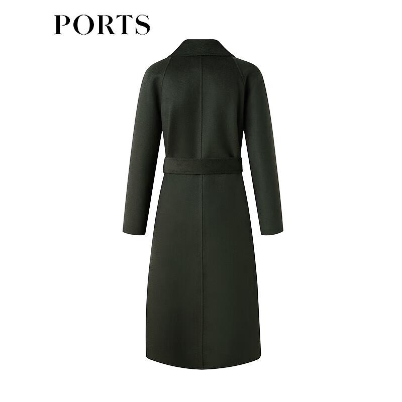 PORTS Women's Cashmere Long-Sleeve Mid-Length Coat