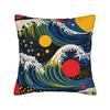 Pillow Cover Fun Daisy and Heart Print Novelty Pillow Case For Sofa Home Decoration Pillowcases
