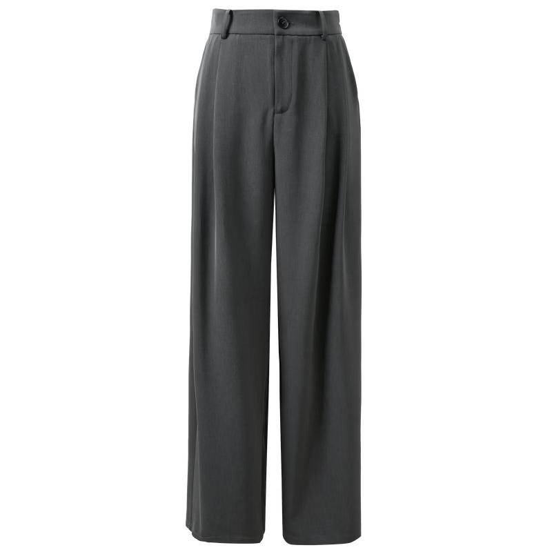 SanCai Cool-Feel Loose Fit Wide-Leg Suit Pants S