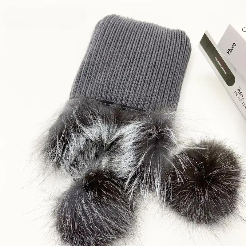 Winter Hat Woman Warm Cat Ushanka Balaclava Russian Fox Fur Trapper Women Bomber Hats Luxury Furry Snow Cap Earflap Fox Fur Hat