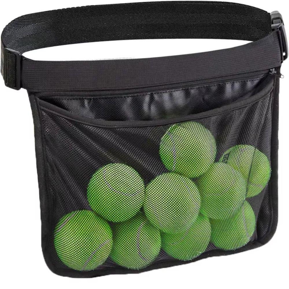 Large Capacity Golf Ball Storage Waist Bag Mesh Pouch Tennis Ball Holder  Outdoor Sport