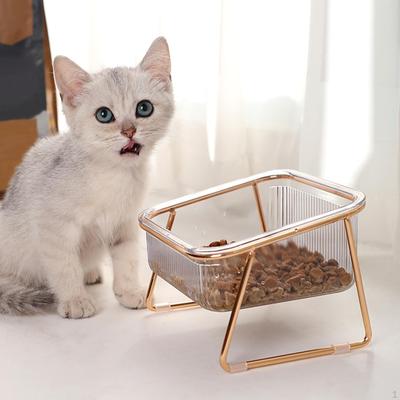 Raised Elevated Feeding Bowl Puppy Snacks W/ Holder Feeder Cervical Spine