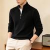 Pierre Cardin Men's Half-Zip Stand-Collar Knit Sweater