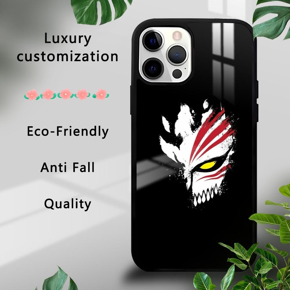 Anime Kurosaki Ichigo B-Bleach Phone Case For iPhone 16 15 14 13 12 11 Pro Xs Max Mini Plus Celulares Hard Funda