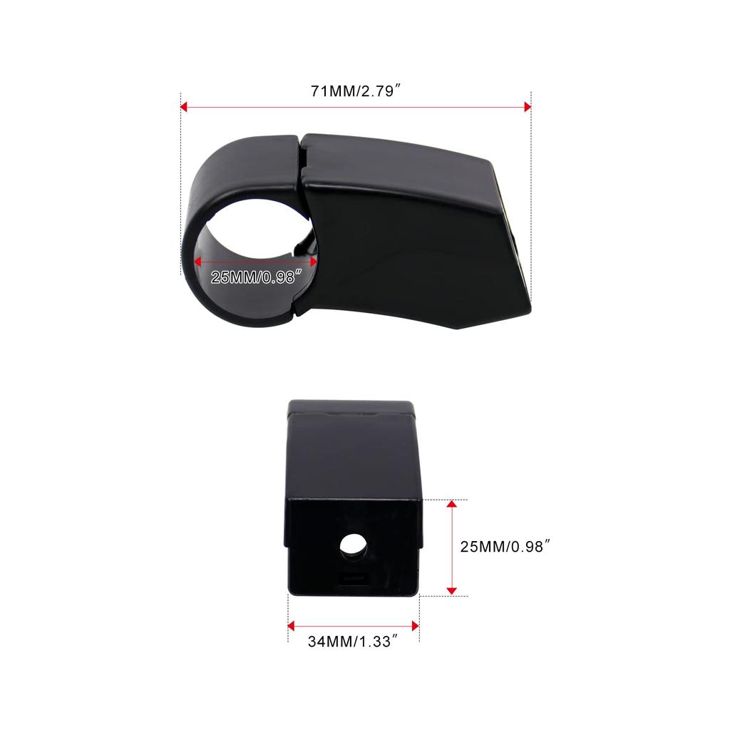 Kiload ZSP28 Car Storage Carrier Bar Side Bar Assist Grip Holder Set of 4