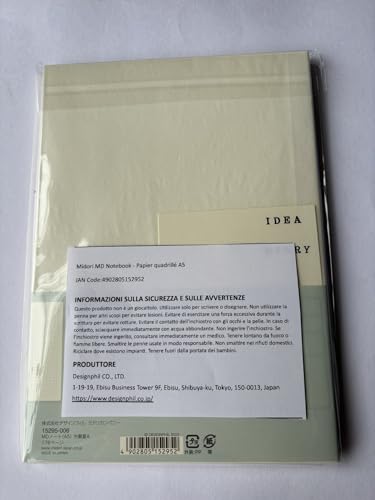 Midori Notebook MD Notebook A5 Grid 15003006