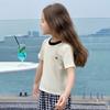 Kühlendes Lyocell-Kurzarm-T-Shirt für Mädchen
