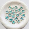 Two-Color Gold & Silver Lily Flower Plated Bell Flower Hairpin Tassel DIY Decoration Material