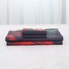 Red Rose Skull Bedding Duvet Cover Set 3D Floral Skull Printed Duvet Cover with Zipper,Soft Microfiber Gothic Decor Bedding Set