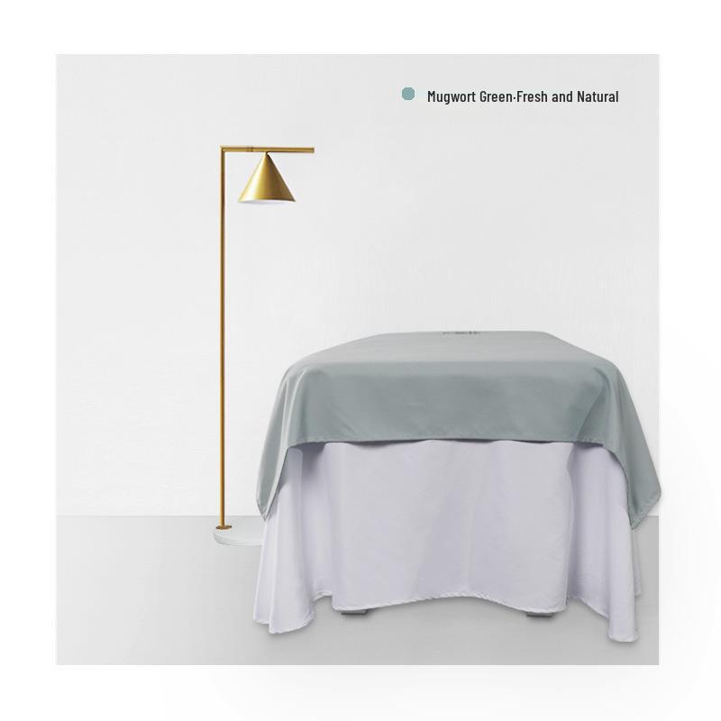 Orange Soft Cotton Salon Bed Sheets - Simple Solid Color Massage Table Cover