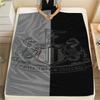 NUFC proter logo Print FlAannel Blanket, High quality Comfortable for All Seasons, Home Decor, Warmth and Comfort
