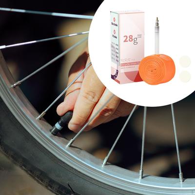 Cyklistická duše s ventilem Odolná proti propíchnutí Oprava Náhradní záplaty Náhradní pneumatika pro venkovní použití