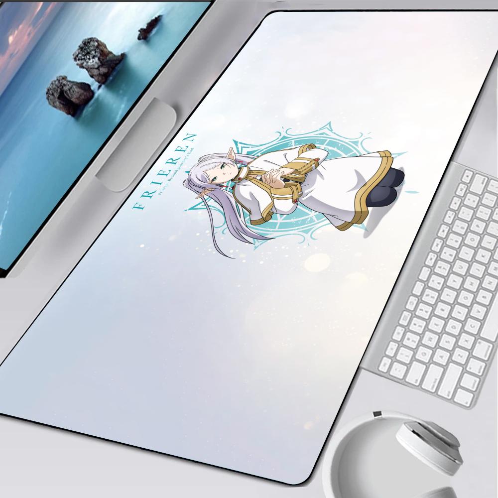 F-Frieren C-Characteres Mouse Pad Rubber Mat Laptop Xxl Mousepad Notebook Gamer Computer Table Gaming Accessories