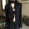 Popular Sequined Scarf for Formal Event Soft Knitted Neck Scarf Women Party Neckwear Crochet Neck Warmer Eye Catching