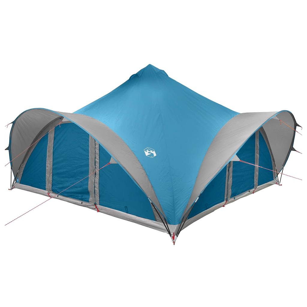 Tipi Tent with Roof Blue 18 Person Polyester and Steel