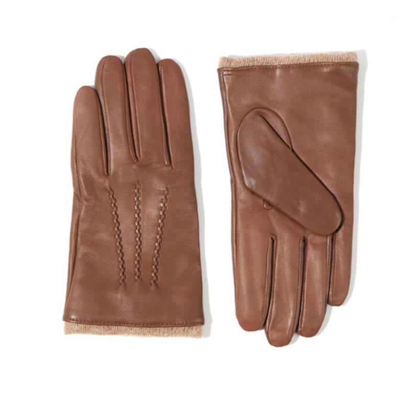 DENTS Lorraine Women's Leather Gloves - Chestnut