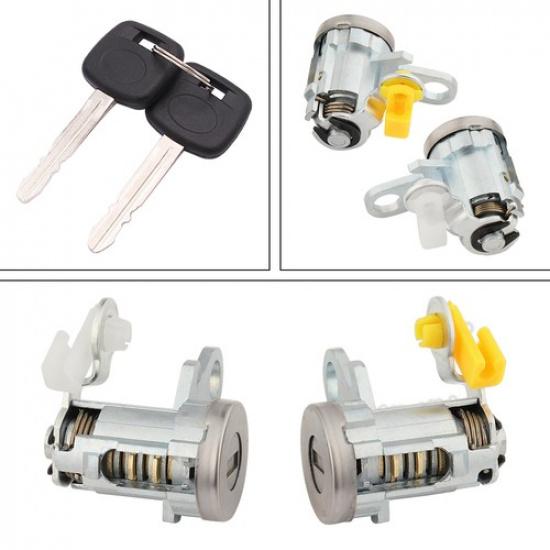 Fit 1995-2004 For Toyota Tacoma Door Lock Cylinder Set Kit with Keys Front Pair