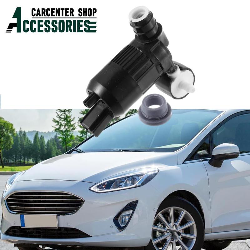 Windshield Washer Fluid Pump 2p for Ford Edge Explorer Fiesta Flex Lincoln MKT MKX BA8Z17664A JL1Z17664A