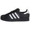 adidas Originals Superstar 2 Starlight Leather Height Increasing Low Top Skateboard Shoes Unisex Black Pink JI0079(Team335-1)