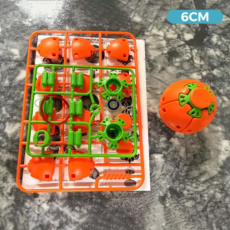 3D-gedruckter Fingerspitzen-Spin-Fidget-Ball Druckklick-Verformungsspielzeug Multifunktionaler sensorischer Stressabbau für Zuhause Büro Außenbereich