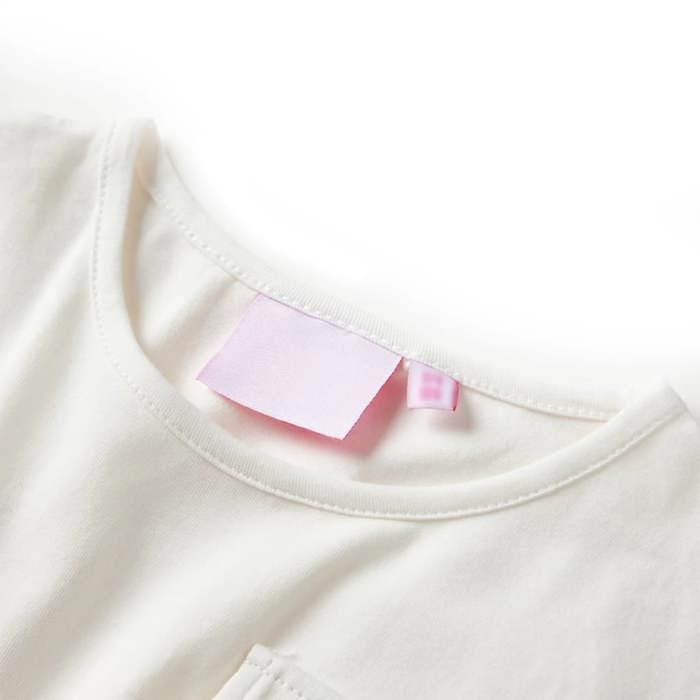 Ecru Short-sleeved Children's Dress 92/104/116/128/140