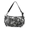 Elegant Sequined Handbag with Chain - Stylish Shoulder Purse for Special Events