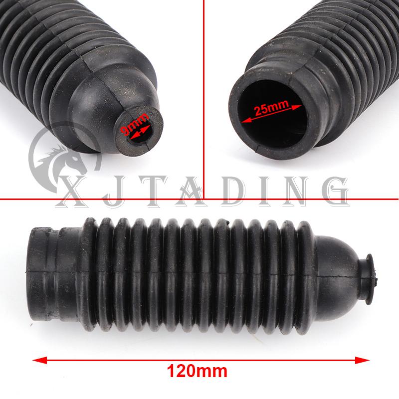 2 Pcs Gear Rack and Pinion Bellows Kit Rubber Gear Boot Cover For Steering Gear Rack and Pinion UTV ATV Buggy Go Kart Golf Bike