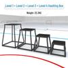 Progressive 4-Piece Detachable Gym Jump Training Bench Set