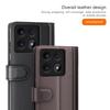 For Xiaomi 14T Case Genuine Split Leather Phone Cover with Wallet Stand
