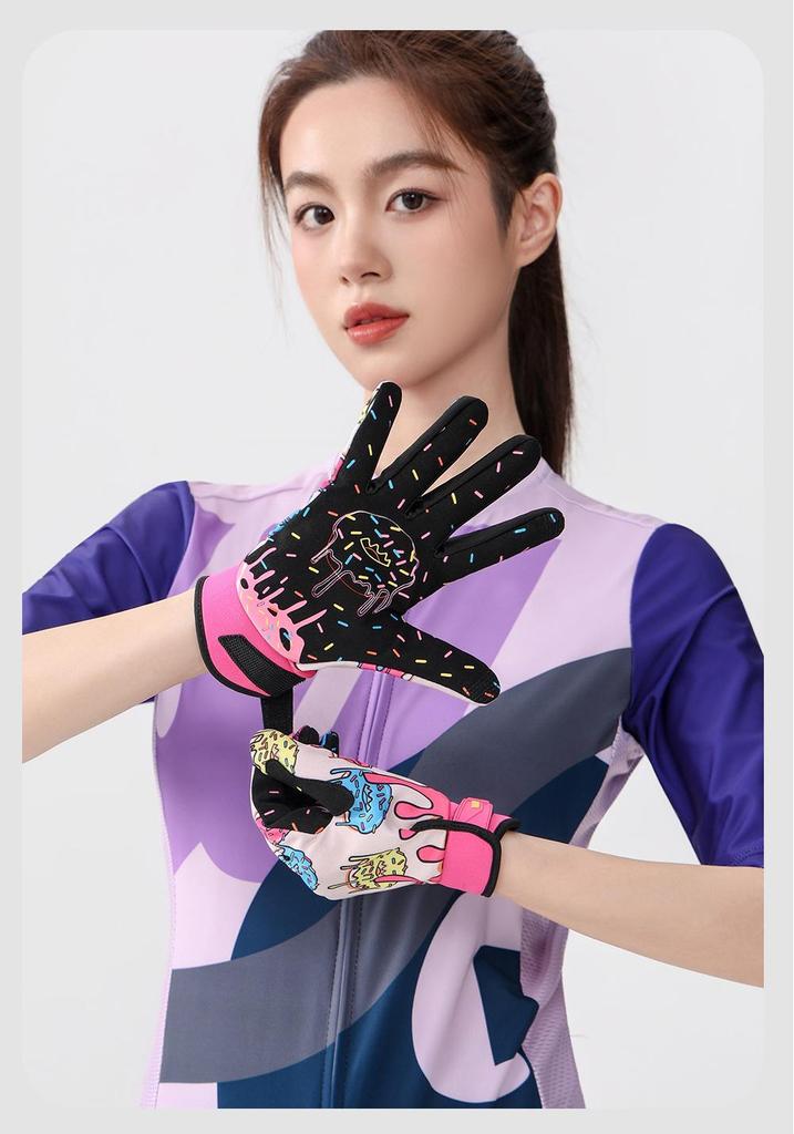 Weili Outdoor Sun Protection Electric Scooter Gloves - Breathable, Quick-Dry, Wear-Resistant, Non-Slip, Full-Finger Cycling Gloves.