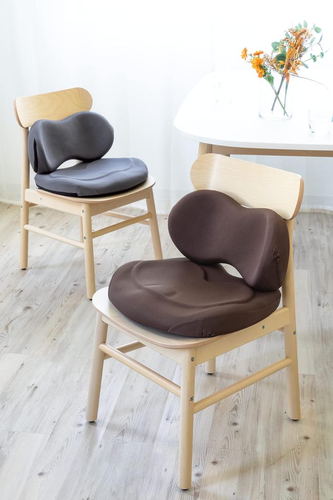EXGEL Hug Comfy Brown HUG03 Cushion Made In Japan Pelvic Support Posture Urethane Chair Supplies Pelvic Support Cushion for Chairs