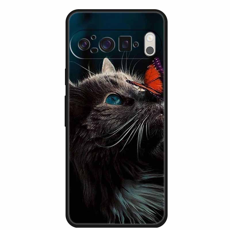 For Google Pixel 10 Pro XL 5G Case 10Pro XL 6.8" Coque Black Silicone Soft TPU Phone Case For Google Pixel 10 Pro Case Shell Bag