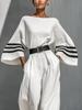 2026 European Spring/Summer Women's French Linen Blend Wide-Leg Jumpsuit