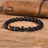 Natural Stone Bracelets For Dad Man Son Brother Boyfriend Stone Bangle Valentine's Day Anniversary Birthday Christmas Gifts
