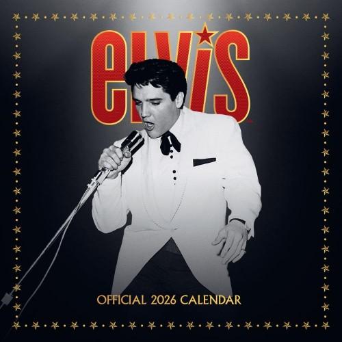Elvis Presley 2026 Square Wall Calendar