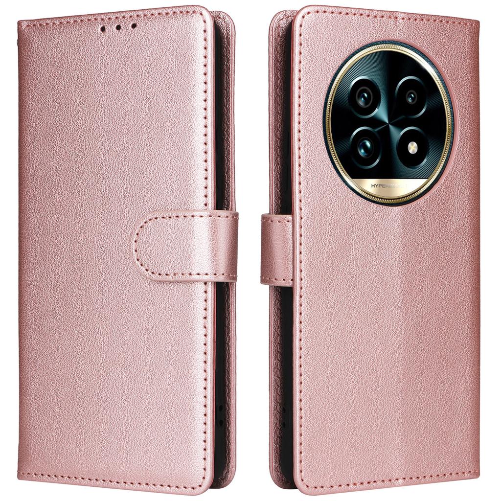 For Realme 13+ 5G/13 Pro+ 5G (Global)/(China)/13 Pro 5G (Global)/13 Pro 5G (China) Case Wallet Stand View PU Leather Phone Cover