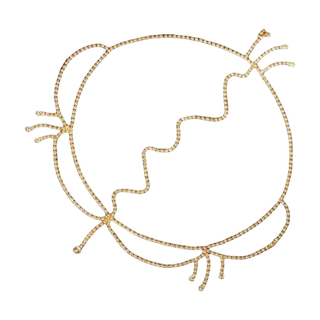 Women Headpiece With Sparkling Rhinestones Tassels Head Chain Head Jewelry For Formal Occasion and Cultural Celebration
