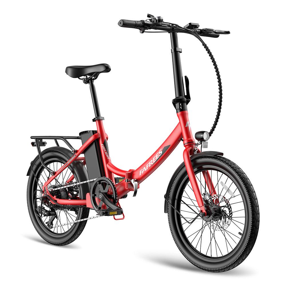 Bicicleta Elétrica Fafrees F20 Light 20" Motor de 250W Bicicleta Elétrica Dobrável Velocidade Máxima 25Km/h Display LCD 48V 16.75AH Carga Máxima 120Kg