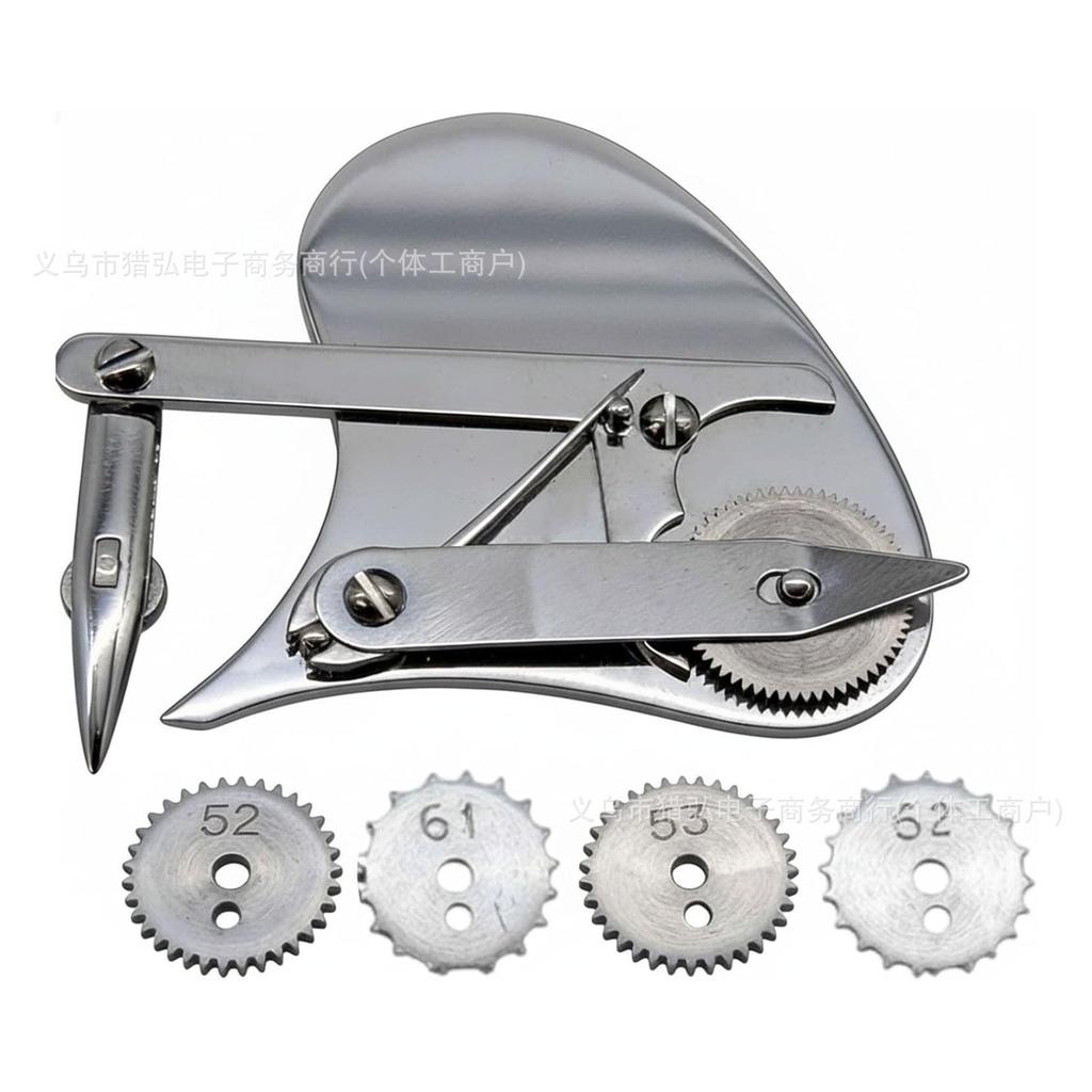 Mechanical Gear Linear Drawing Pen Tool with Adjustable Spoke Wheels for Precise Pattern Making and Technical Drafting Applications