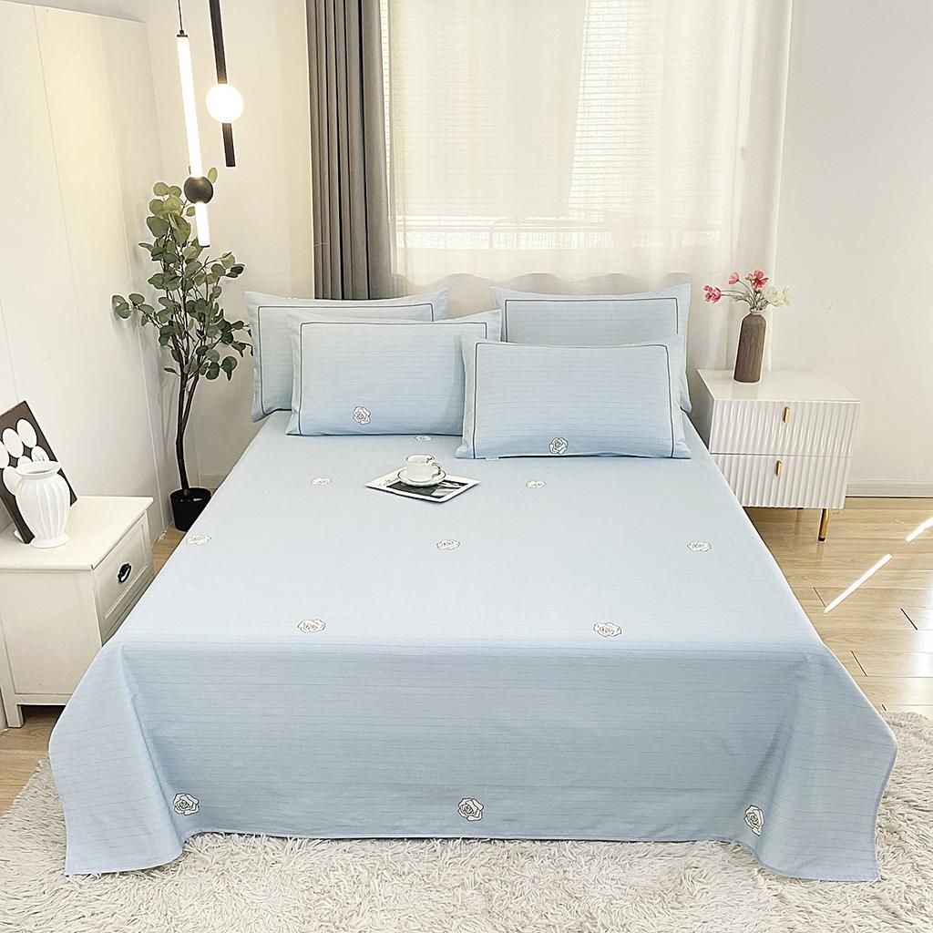 Haushalt doppelt verdickt altes grobes Tuch Bettlaken Einzelstück Baumwolle Steppdecke Laken Studentenwohnheim Einzelbett reine Baumwolle